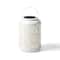 Glitzhome® 8.5" Leaf Cutout Solar Powered Hanging Lantern